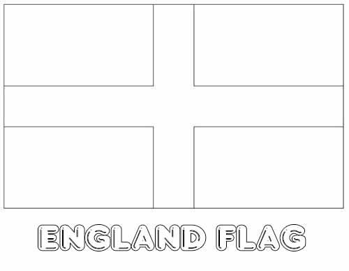 Beautiful British flag coloring pages