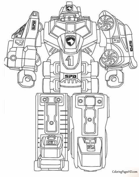 Express Your Love for Robots with Printable Voltron Coloring Pages