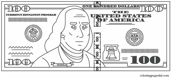 dollar bill coloring pages 12