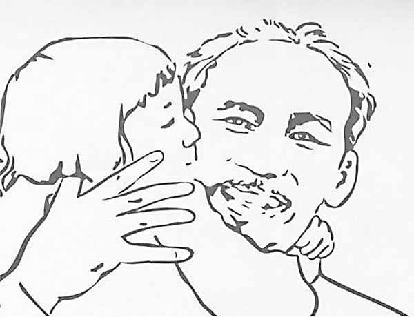 Beautiful Ho Chi Minh coloring pages for children