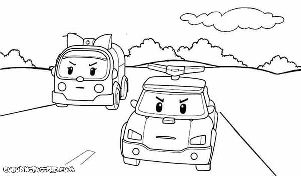 Printable Robocar Poli Coloring Pages for Kids – Fun and Educational