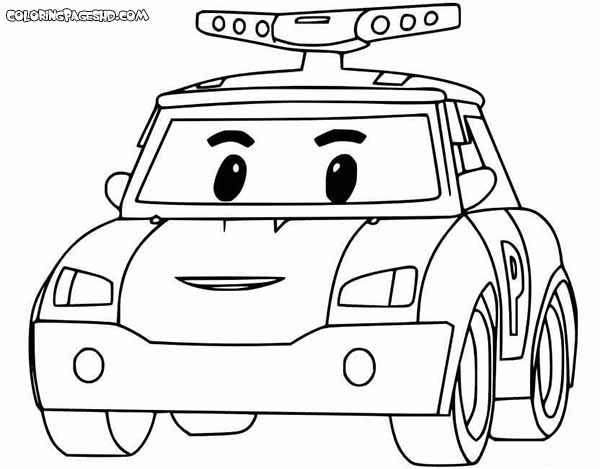 Robocar Poli Coloring Pages for Kids Who Love Adventure