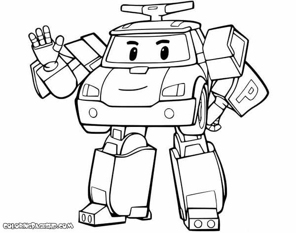 Explore the Best Robocar Poli Coloring Pages