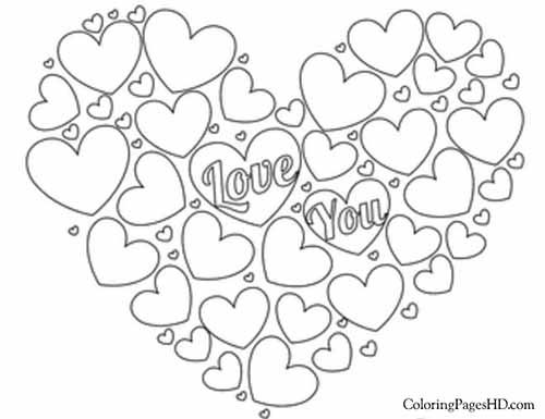 Heart coloring pages: download beautiful & easy-to-color designs