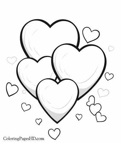 Beautiful heart coloring pages that inspire kindness and love