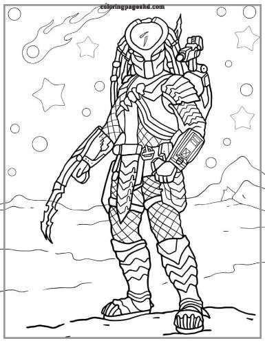 Alien coloring pages that blend science and creativity