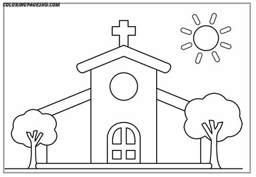 Church Coloring Pages for All Ages: From Kids to Adults