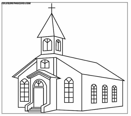 Celebrate Your Faith with These Beautiful Church Coloring Pages