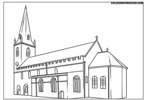 Church Coloring Pages: Perfect for Religious Education and Fun