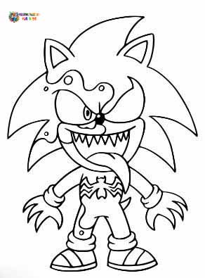 Sonic the Hedgehog Coloring Pages