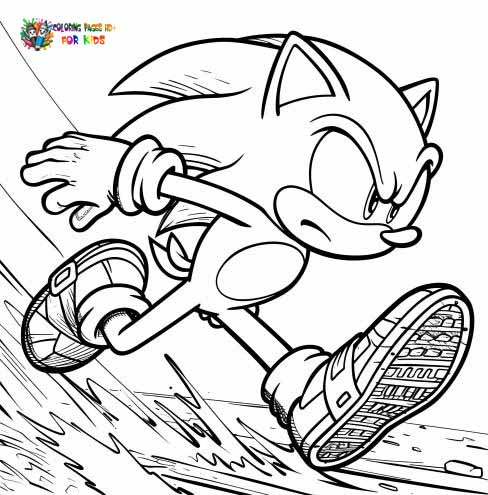 High-Speed Coloring Fun with Sonic 