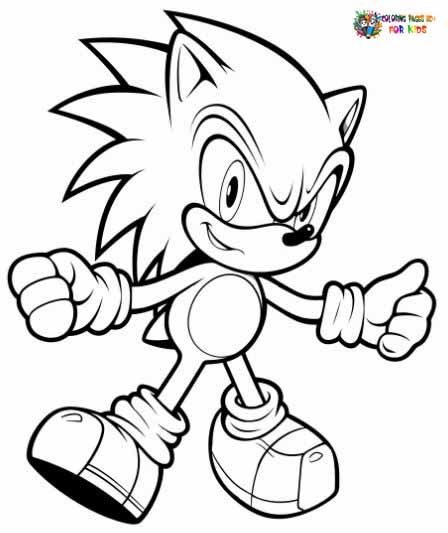 Jump into Adventure with Sonic Coloring Pages!