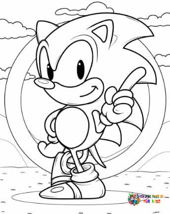 Love Sonic? Challenge Yourself With The Most Beautiful Coloring Pages