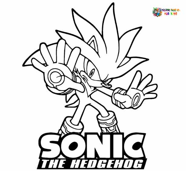 Have Fun With Sonic Coloring Pages!