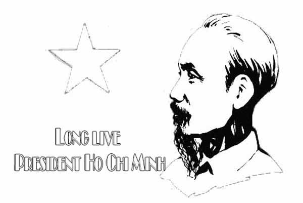 120+ Ho Chi Minh coloring pages – Great leader of Vietnam