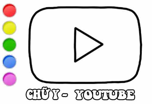 251+ Tranh tô màu chữ Y đẹp cho bé sáng tạo 32 Tranh tô màu chữ Y với logo huyền thoại Youtube