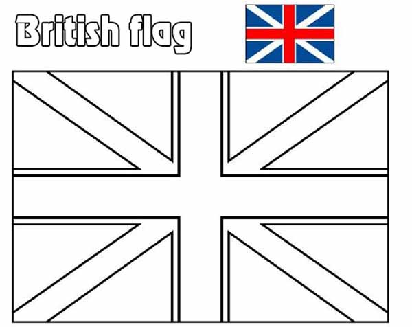 888+ UK flag colouring pages for kids