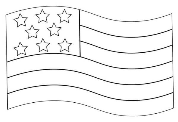 50+ USA flag coloring pages – The most prosperous country