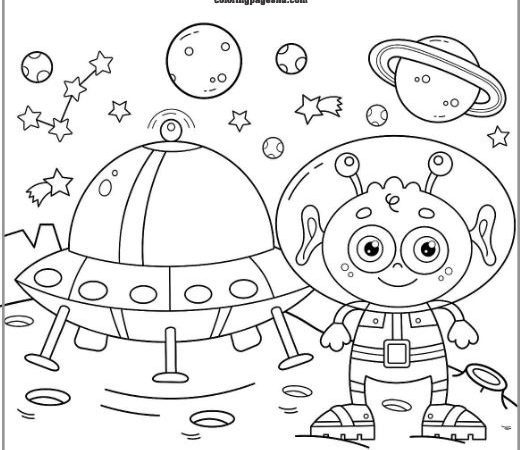 Fun and educational alien coloring activities for all ages