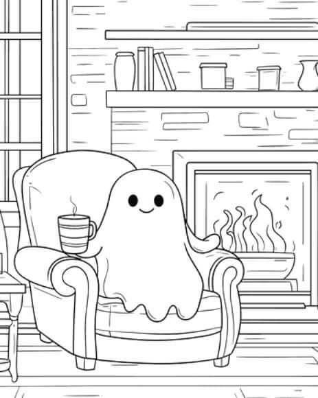 101+ Tranh tô màu con ma quỷ kinh dị mùa Halloween 65 Khám phá tranh tô màu con ma xó rùng rợn