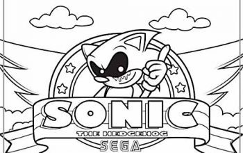 sonic exe coloring pages printable